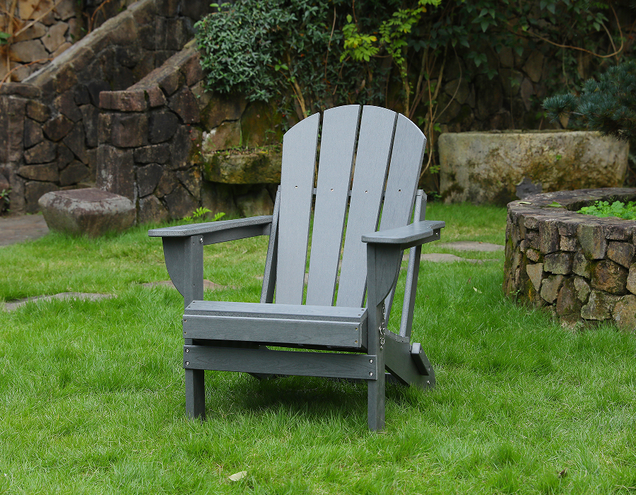 Ghế Ếch Adirondack HDPE Storm Grey - Mọi thời tiết