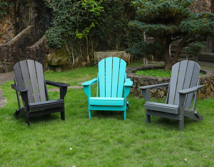 Ghế Ếch Adirondack HDPE Storm Grey - Mọi thời tiết