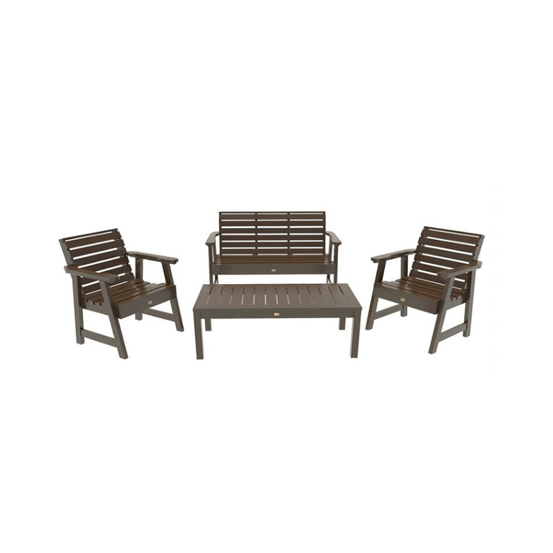 Bộ Sofa Ngoài Trời – 4 Món (Ghế Yêu, Ghế Bành, Bàn Cà Phê)