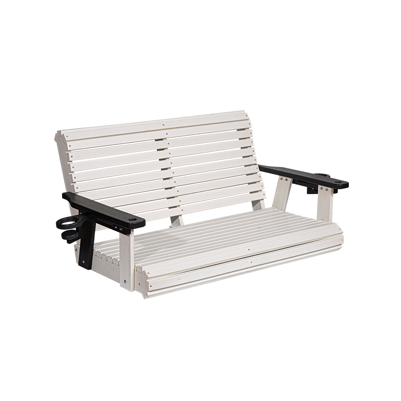 Ghế xích đu ngoài trời HDPE màu trắng