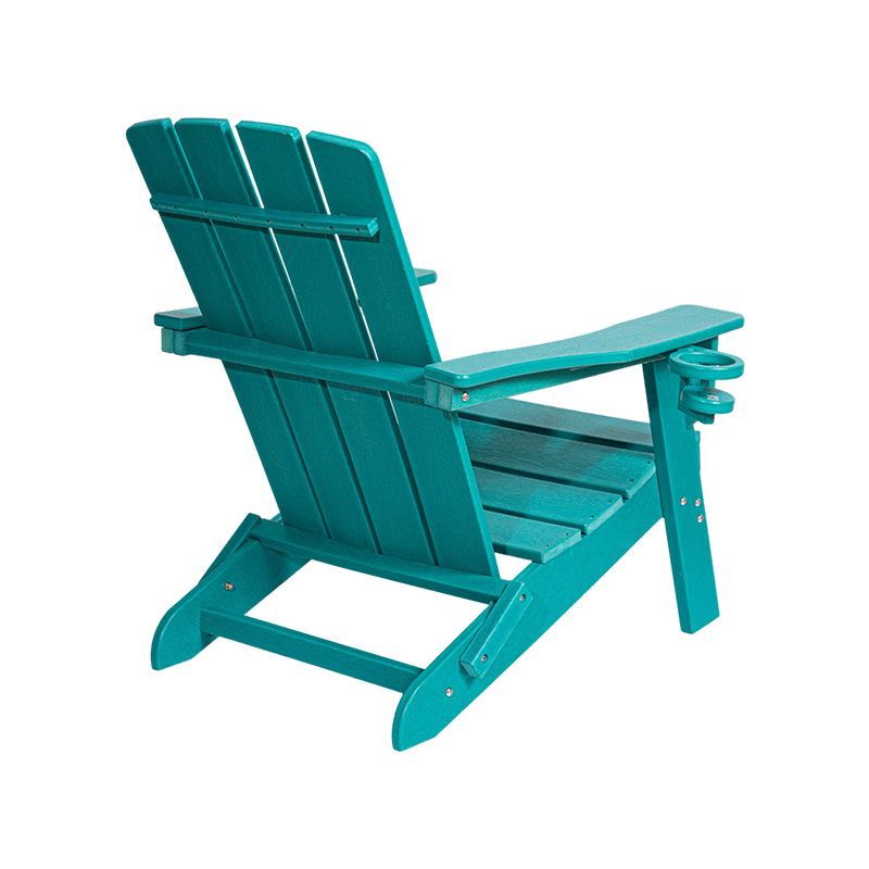 Ghế Adirondack HDPE nhỏ Lake Blue với phần cứng bằng thép không gỉ