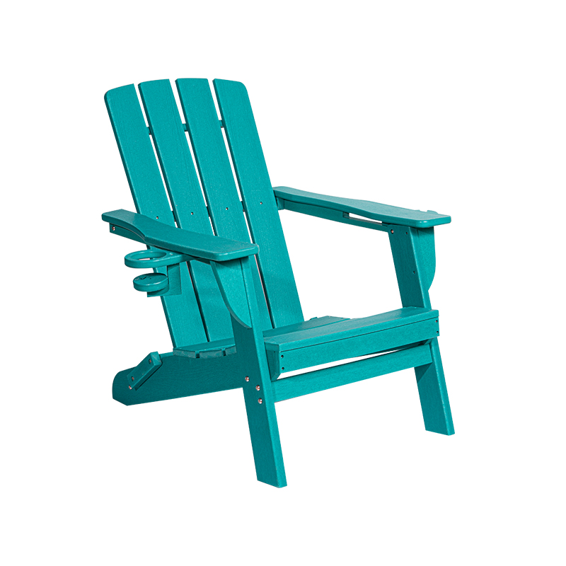 Ghế Adirondack HDPE nhỏ Lake Blue với phần cứng bằng thép không gỉ