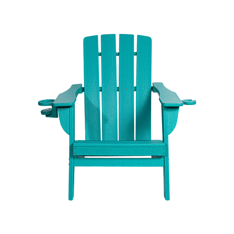 Ghế Adirondack HDPE nhỏ Lake Blue với phần cứng bằng thép không gỉ